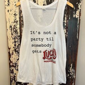 Women’s Lucky Kentucky moonshine tank.  Size XXL.